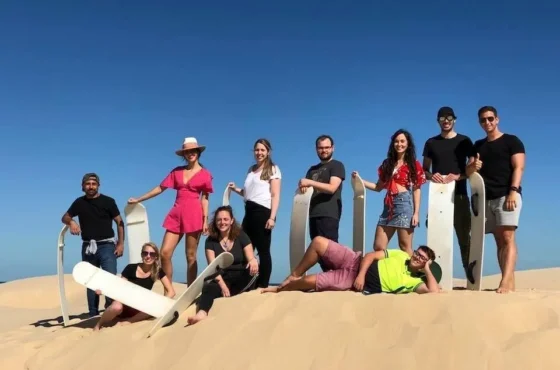 Agadir Sunset Adventure: Camel Trek & Sandboarding with BBQ